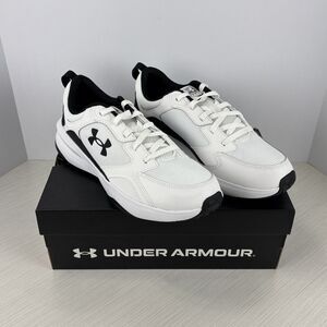 Under Armour Charged Edge Sneakers Mens White Synthetic Lace Up Low Top 12 NEW